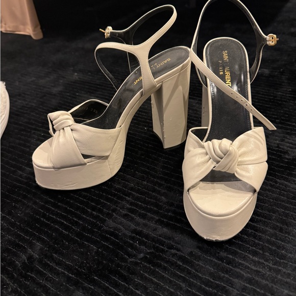 Saint Laurent Bianca Platform Sandals - size 40 - Picture 2 of 7